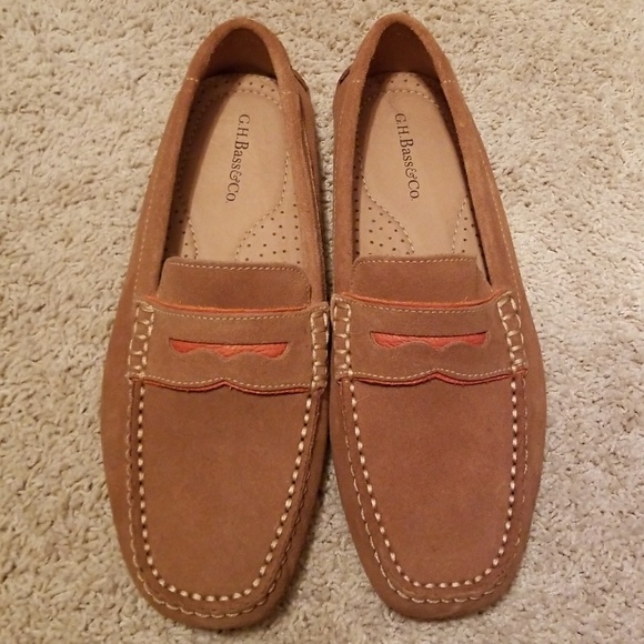 gh bass suede loafers